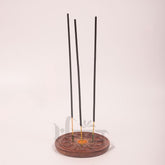 Wooden Agarbatti Sticks Holder Round Design