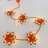 Warm White Steady Led Diya Diwali Light