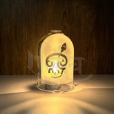 Murugan Swami Glass Diya Cover