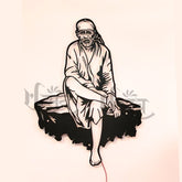 Sai Baba LED Metal Wall Decor