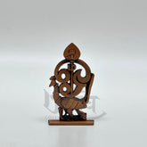 Om Murugan Vel Peacock Car Dashboard