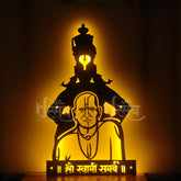 Swami Samarth Vittal LED Metal Wall Decor