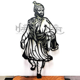 Veer Shivaji Maharaja LED Metal Wall Decor