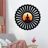 Wooden Buddha Wall Decor