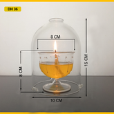 Akhand Diya with Glass Cover (36 Hrs)