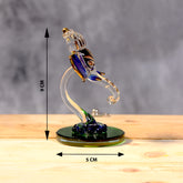 Glass Ganesh Idol Transparent