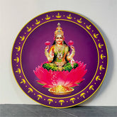 Lakshmi Goddess Wooden Wall Decor