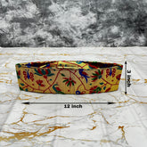 Peacock Patter Golden Paithani Topi