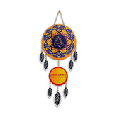 Ganesh Ji Dream Catcher Wooden Wall Hanging