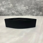 Traditional Plain Black Khan Topi - 01