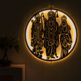 Shree Ram Darbar LED Wall Decor