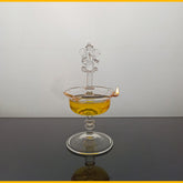 Glass Ganesh Niranjan Diya