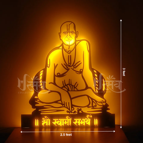 Swami Samarth LED Metal Wall Decor