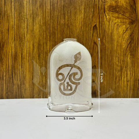 Murugan  Swami  Glass Diya Cover