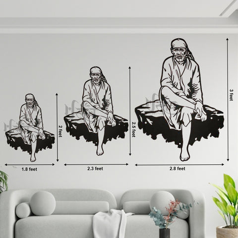 Sai Baba LED Metal Wall Decor