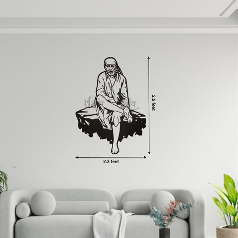 Sai Baba LED Metal Wall Decor