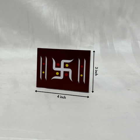 Swastika Chaitrangan Rangoli Designs