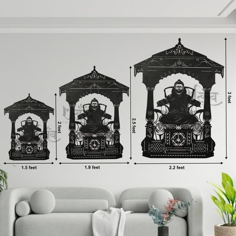 Chhatrapati Shivaji Maharaj LED Metal Wall Decor