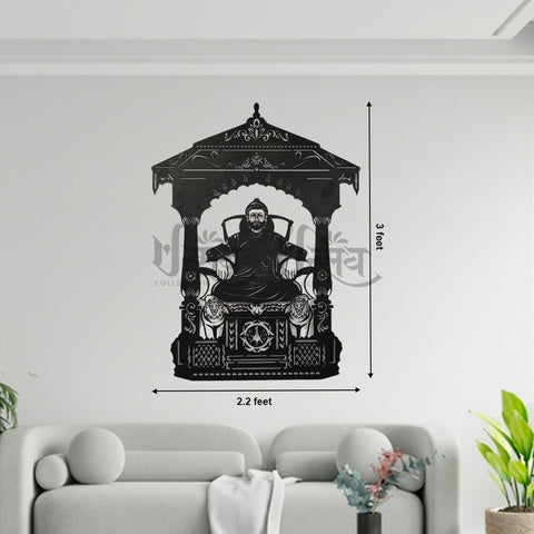 Chhatrapati Shivaji Maharaj LED Metal Wall Decor