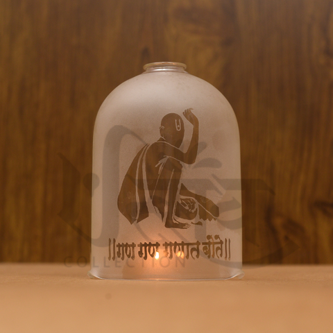 Gajanan Maharaj Glass Cover