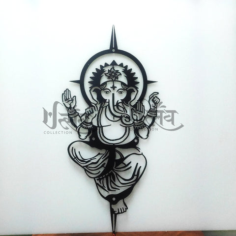 Ganesh LED Metal Wall Decor