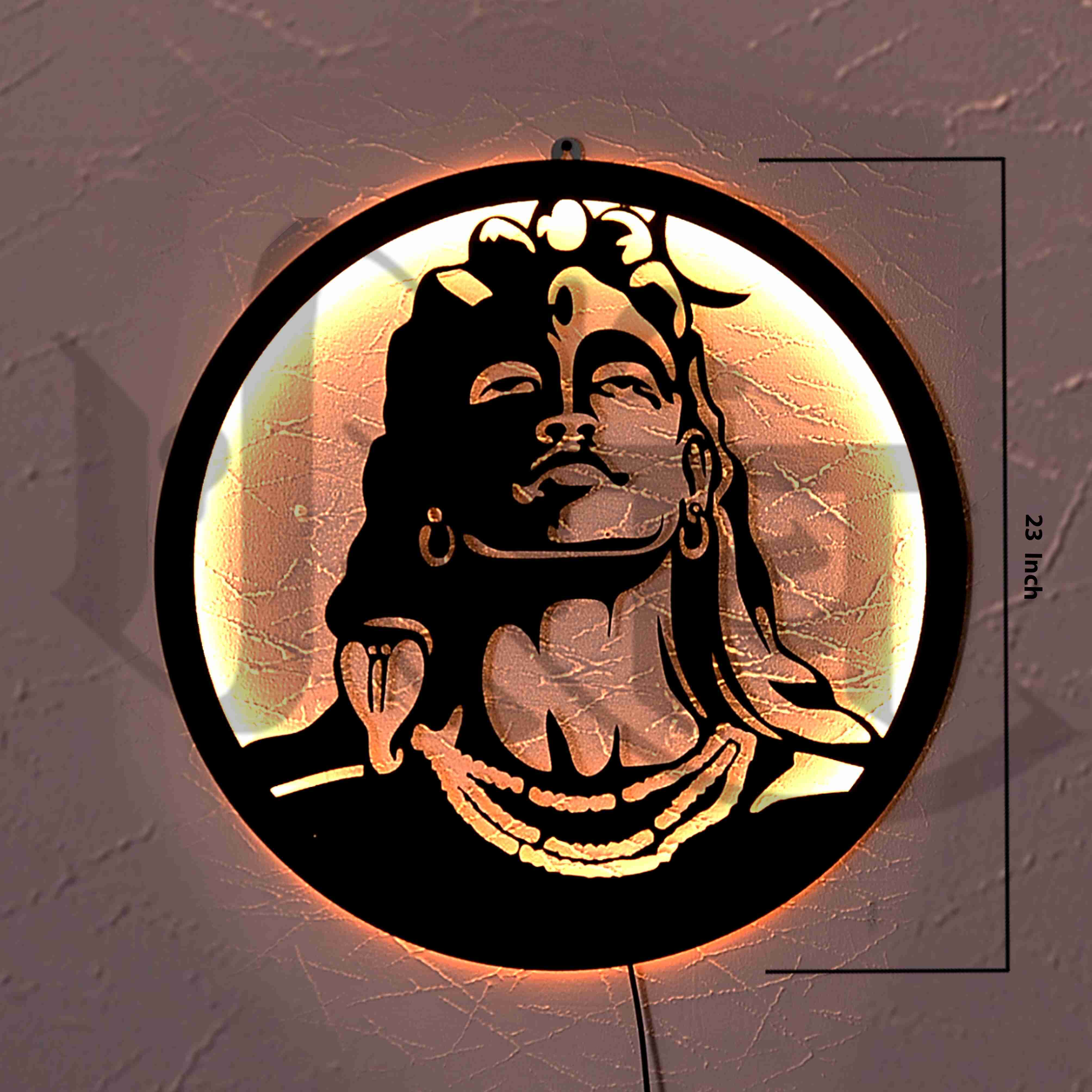 Adiyogi LED Wall Decor Light-Large