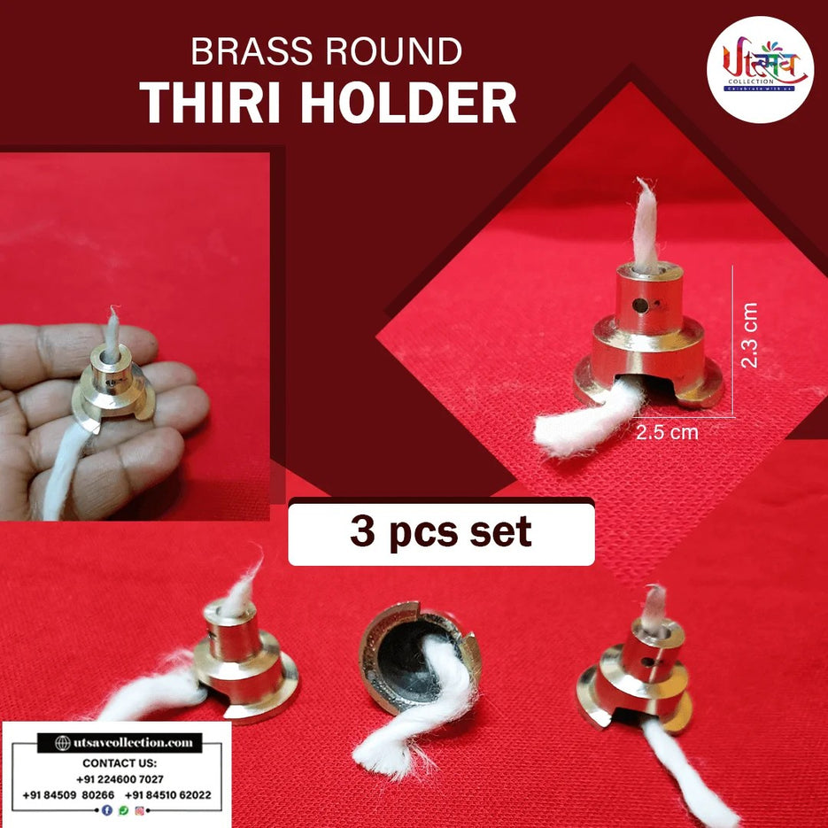 Wick Holders for Diya, Vilakku, Samai Shop Now Utsav Collection