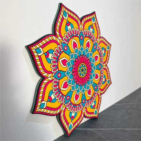 Colorful Mandala Art Wall Decor