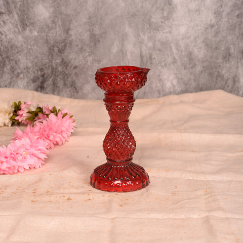 Glass Stand Diya