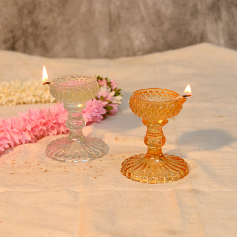 Glass Stand Diya