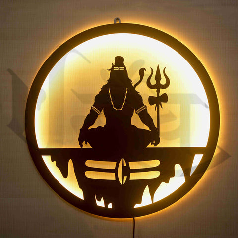 Mahadev - Shiva LED Wall Decor Light-Large