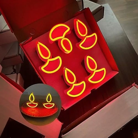 Mini Wireless Diya (Set of 5)