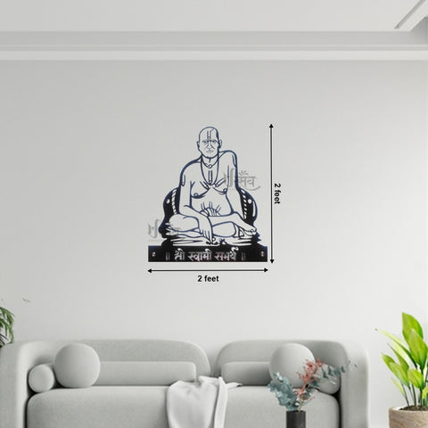 Swami Samarth LED Metal Wall Decor