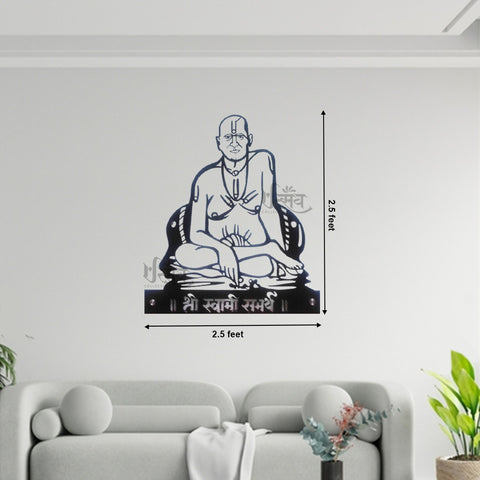 Swami Samarth LED Metal Wall Decor