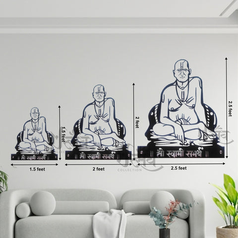 Swami Samarth LED Metal Wall Decor