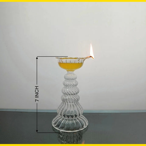 Pooja Lavanya Samai ( 7 inch) Lamp